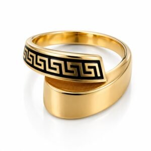196052d1-bb0a-45ae-0b6d-08df02b766ae.jpg Anillo Griego key Rose 10k Size 8.5'' Weight 2.4 gr