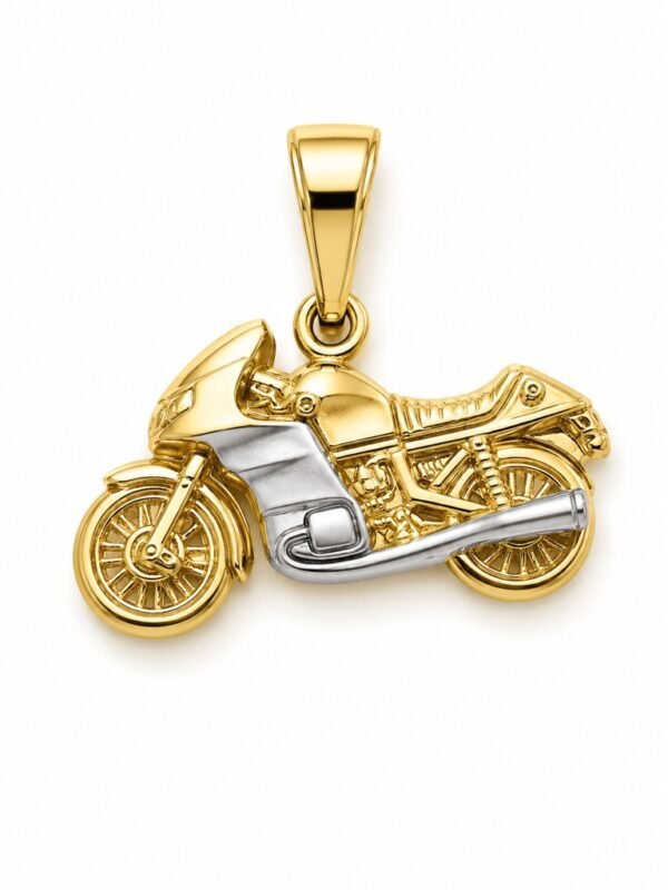 Dije Motorcycle 2 colores 14k Weight 1.1gr