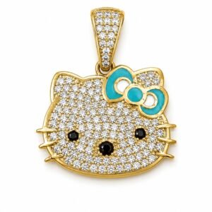 Dije Hello Kitty CZ 14k Weight 3.6gr