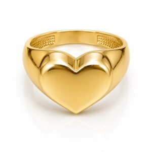 21c86fb7-f698-4878-7b67-08df03768314.jpg Anillo Corazon Liso 14k Size 6 Weight 3.8gr
