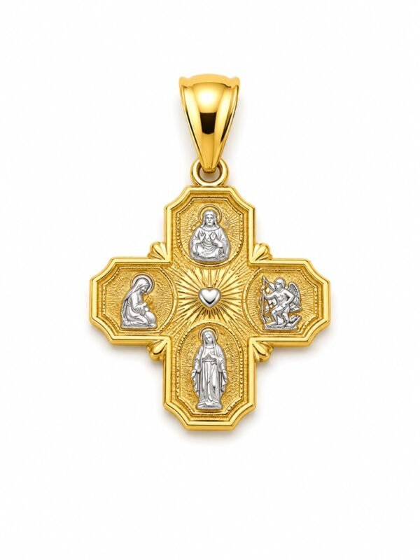 Dije Cruz Cuadrada 14k Weight 1gr