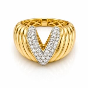 2a3f932d-61ea-4192-0b1f-08df02b766ae.jpg Anillo V CZ Size 8 Weight 4gr