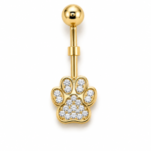 31b1fd45-9423-4066-e668-08def9ae97e5.png Piercing Pets Paw/ patita 14k Weight 1.15gr 1258L
