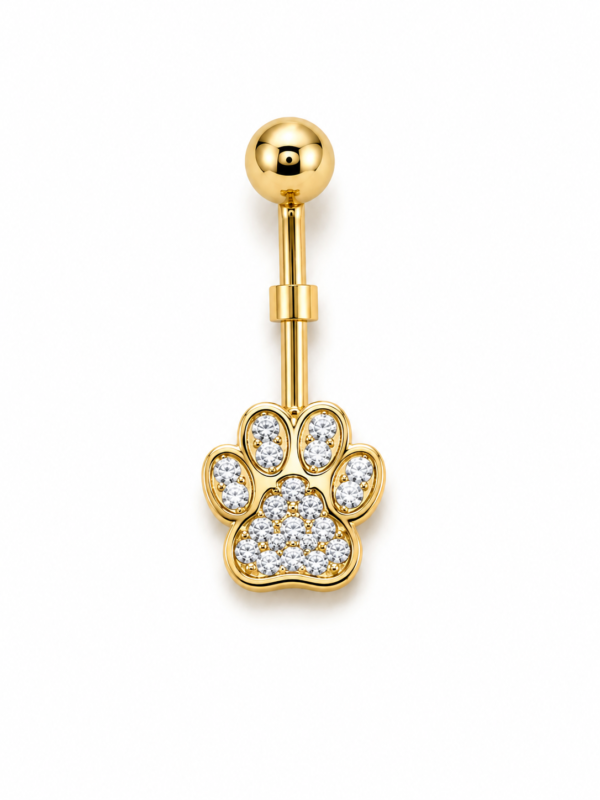 Piercing Pets Paw/ patita 14k Weight 1.15gr 1258L