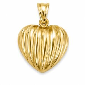 34b27329-3e72-40cb-d5de-08def3dc224f.jpg Dije Corazon Puff Fancy Concha 14k Weight 1.4gr