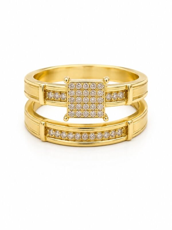 Anillo  Duo Matrimonio 10k Size 8 Weight 4.7gr