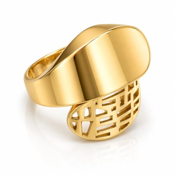 Anillo Fancy Rose 10k 9'' 6.1gr