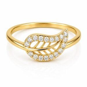 3bed29df-b1c6-4d2d-0ac2-08df02b766ae.jpg Anillo Hoja Borde CZ Size 7.5 Weight 1.4gr