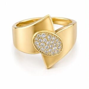 Anillo Punticas 14K Size 10 Weight 2.2gr