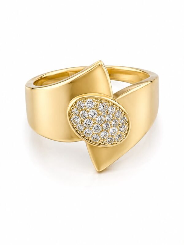 Anillo Punticas 14K Size 10 Weight 2.2gr