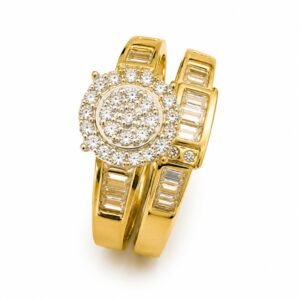 Anillo Duo Matrimonio 10k Size 9 Weight 6.3gr