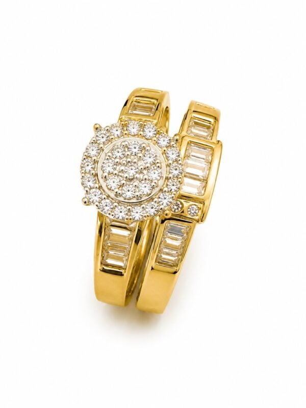 Anillo Duo Matrimonio 10k Size 9 Weight 6.3gr