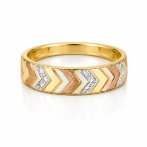 Anillo Espiga  14K Size 7 Weight 1.7gr