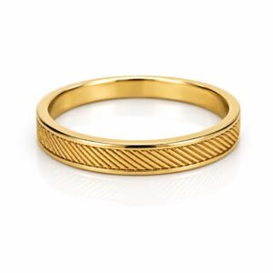 49e2e70e-8940-483a-7b3c-08df03768314.jpg Anillo Arito con Textura 14K Size 7 Weight 1.5gr