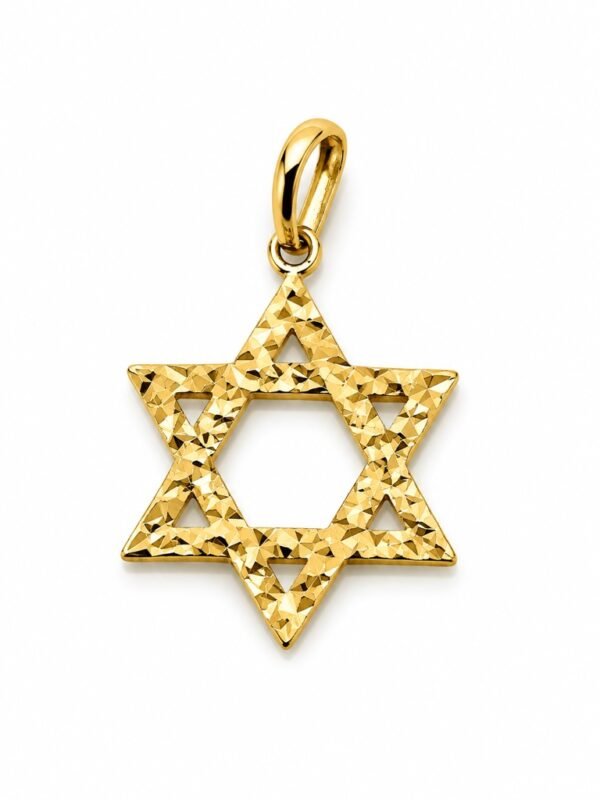 Dije estrella jerusalén 14k Weight 1.6gr