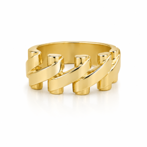 52f5e16d-d58e-4b15-7897-08df03768314.png Anillo Mujer 3 Columnas 14K Size 5 Weight 3.2gr
