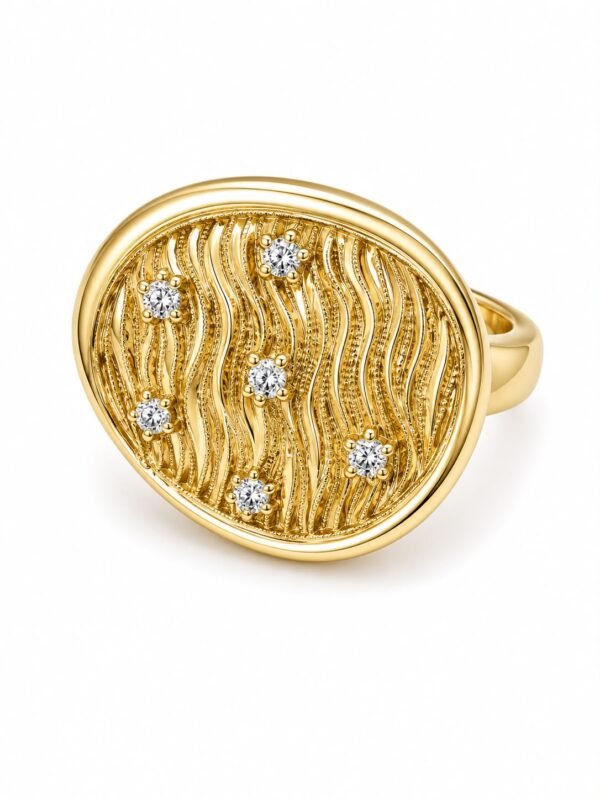 Anillo  Fancy CZ Extra 10k Size 8 Weight 7.9gr