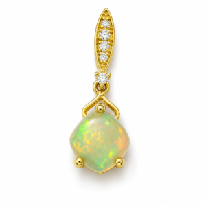 587ea636-2ae1-4950-6065-08def2f21793.png Dije Opalo Con Diamante Anier 14k Weight 0.9gr