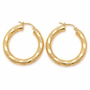 5aa4819f-d4ff-457e-205a-08def42ecde3.jpg Argolla Caramelo Tubo Medio YF 14K 3 x 4mm 2.9gr