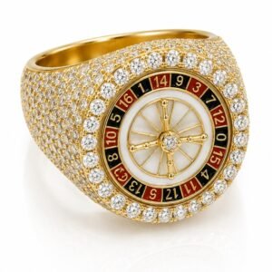 5b536239-490e-46f3-79ce-08df03768314.jpg Anillo De Hombre Casino Roulette Movil 10k Size 10 Weight 8gr