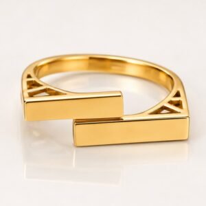 Anillo  Anillo 2 Palitos 10K Size 8 Weight 1.2gr
