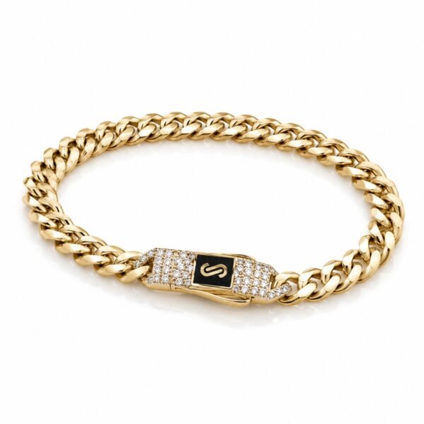 Manilla baby Monaco Rose 10k Size 7''x 4mm Weight 3.4gr