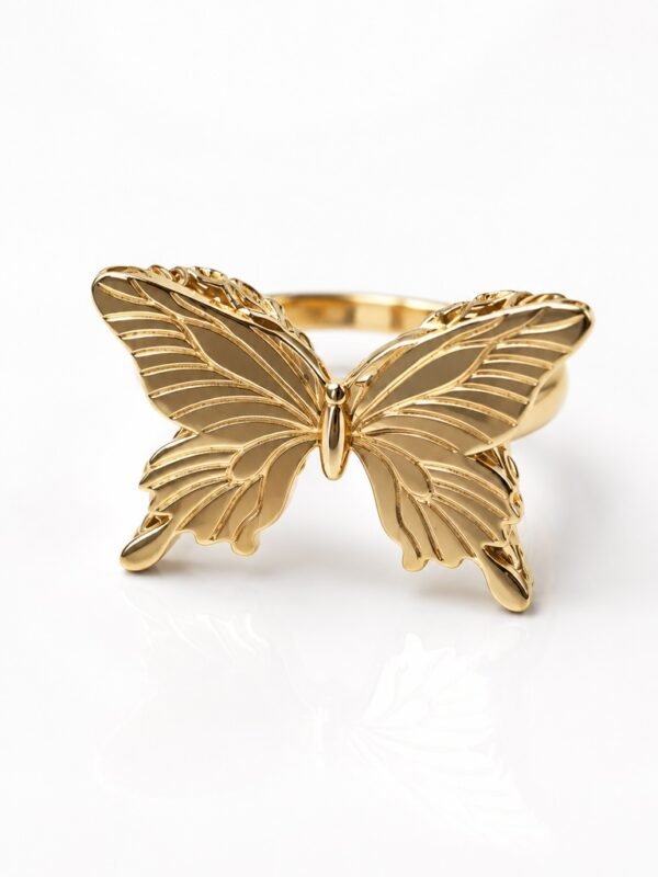 Anillo Mariposa 3D 14k Weight 5.5gr Size 5''