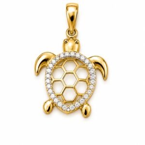 5fabc05f-be32-4bd2-6023-08def2f21793.jpg Dije Tortuga cz 14k Weight 0.9gr