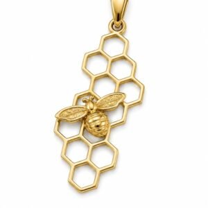 6b097584-2fab-4d84-5fda-08def2f21793.jpg Dije Panel Abeja 14k Weight 0.7gr