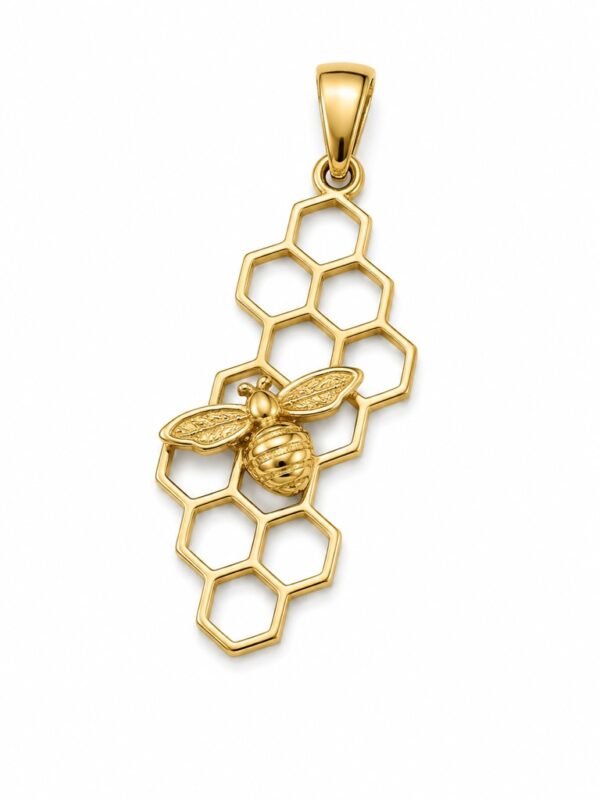 Dije Panel Abeja 14k Weight 0.7gr
