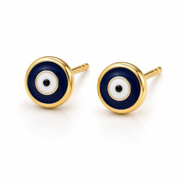 Pendientes Ojo Turco YF 14K Weight 0.4gr
