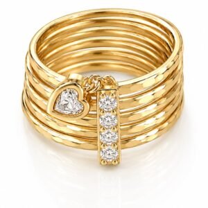 Anillo  Estilo Semanario 14k Size 7.5 Weight 5.5gr