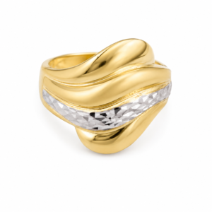 740b0b06-dd27-4e2d-952c-08deee00cdd5.png Anillo Mujer Ondulado Bicolor Rose 10k Size 7'' Weight 2.5gr
