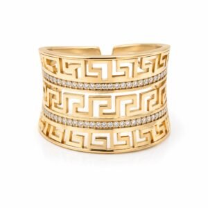 767fb645-cd53-4046-0aa0-08df02b766ae-1.jpg Anillo Chunky Griego Pave Size 6 Weight 4.1gr