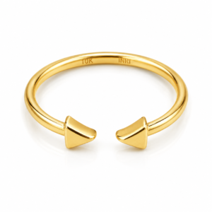773e135b-5d7f-4a1b-0ab3-08df02b766ae.png Anillo Mujer Sencillo Arrow Open 10k Size Weight 1.7gr