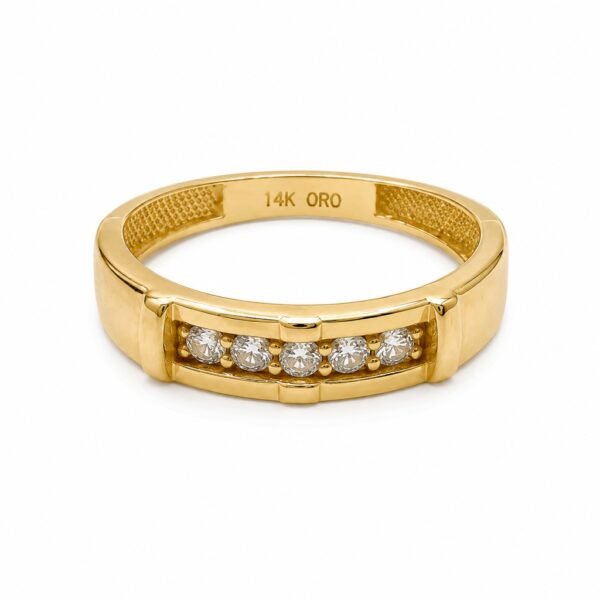 Alianza CZ Solid 14k Size 6 Weight 2.2gr