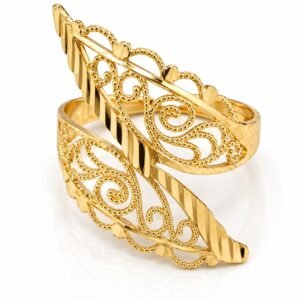 Anillo Semi Mariposa Multi Bordado 10k Size 8 Weight 1.5gr