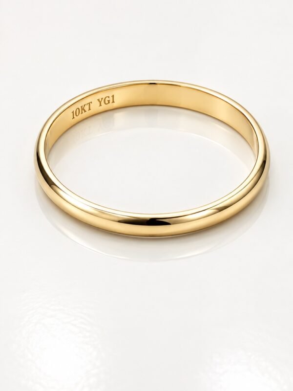 Anillo Alianza Lisa Anier 10k Size 10.5 x 2mm Weight 1.1gr