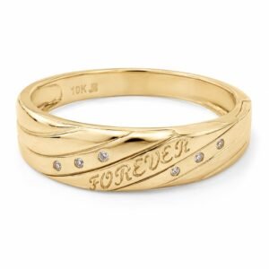 80e91300-eead-4742-e5c8-08def9ae97e5.jpg Alianza Hombre Forever cz 10k Size 10 Weight 3.1gr K76436