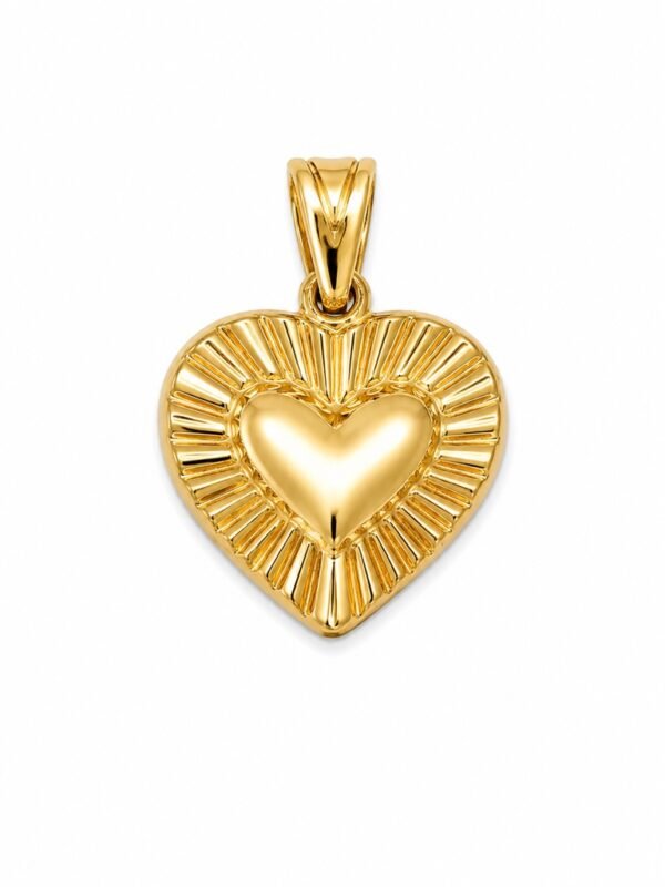 DijeMini Corazon Borde R 14k Size  Weight 1.1gr