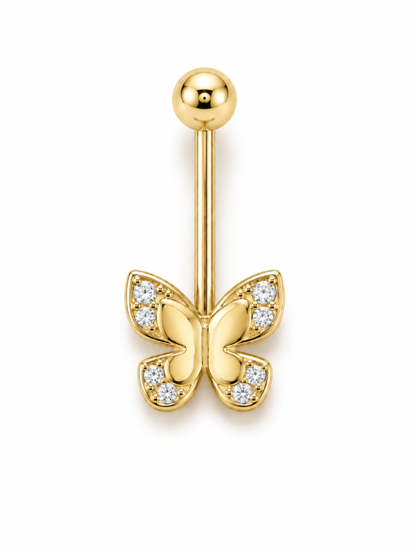 Piercing Mariposa CZ Joseph 14k Weight 1.2gr