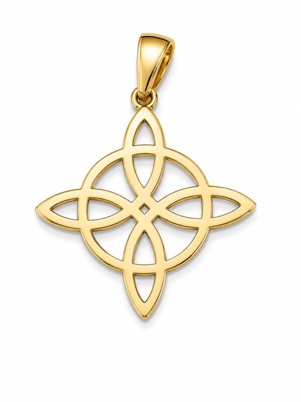 Dije nudo de bruja 14k Weight 1.4gr