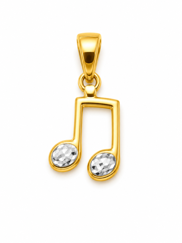 Dije Nota Musical 14k Weight 0.8gr