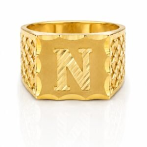 8e0fae64-4215-4c21-795e-08df03768314.jpg Anillo De Hombre Letra N 10k Size 9 Weight 3.7gr