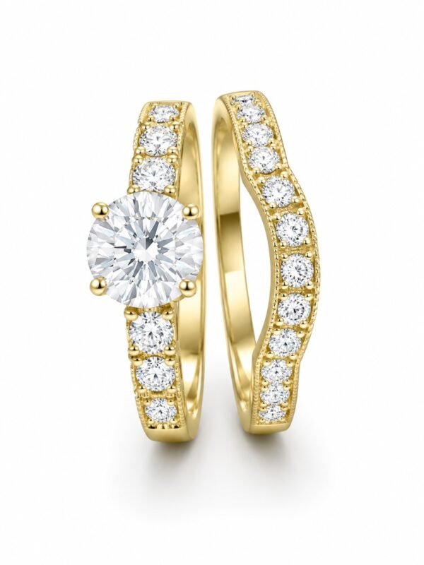 Anillo Sencillo Duo Compromiso Rose 10k Size 7'' 4.8gr