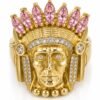 Anillo  Hombre Indio 10k Size 11 Weight 9.6gr