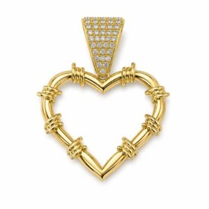 Dije Corazon Karol G Rose 10k Weight 4.2gr