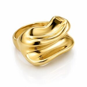 Anillo Mujer Escultural Roxi 10K Size 9.5 Weight 9.4gr