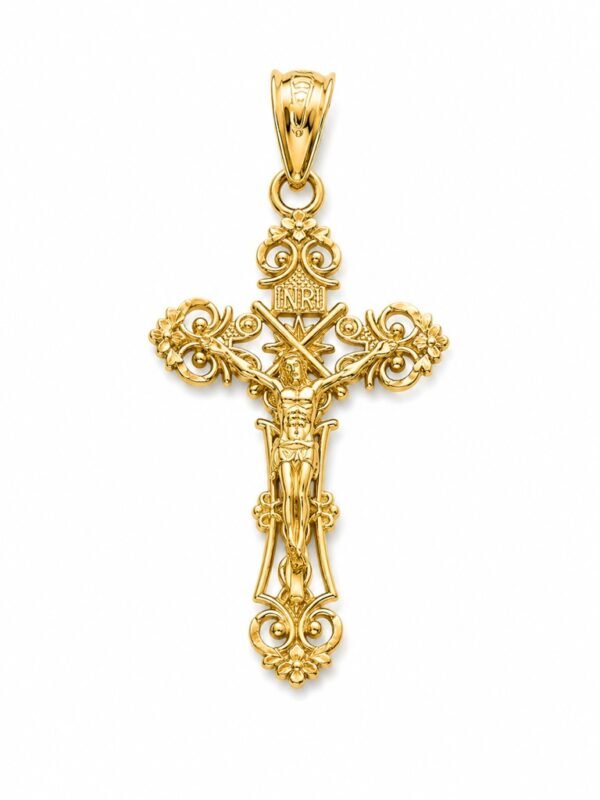 Dije Cruzifijo Fancy 14k Weight 1.5gr