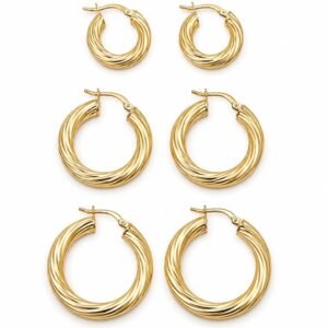 Argollas Duo Toridas Pulidas Rose 10k 2.3 Weight 4.8gr